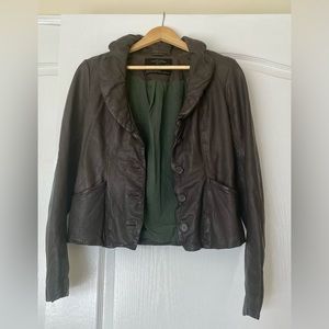 All Saints  Leather jacket used in excellent condition size 10- fits a small